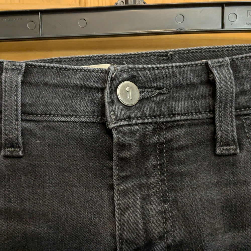 Anthropologie Pilcro Letterpress Womens Straight Black Jeans Sz 28 Classic Denim - Picture 9 of 15